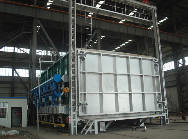 炉适用于中,大型铸钢件退(正)火处理以及钢结构件去应力退火,回火等热